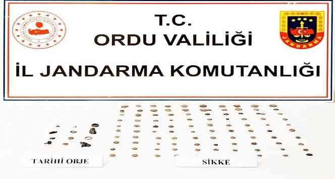 Ordu’da 103 adet tarihi sikke ele geçirildi