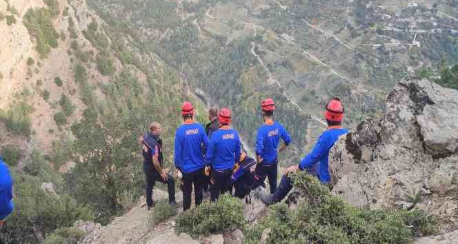 Zeytin toplarken uçuruma yuvarlanan yaşlı adam hayatını kaybetti