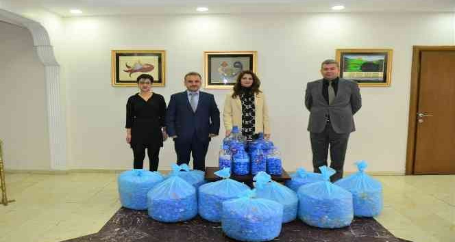 “Sıfır Atık” projesine plastik kapak desteği