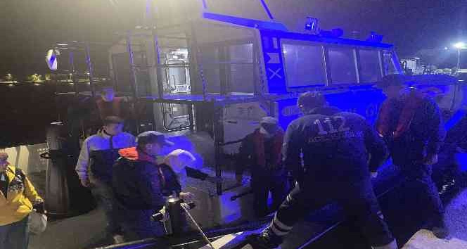 Gökçeada’da rahatsızlanan vatandaş tahliye edildi