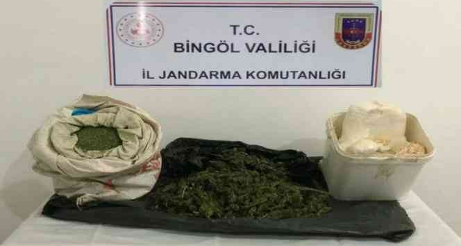 Bingöl’de 9 kilo esrar ele geçirildi