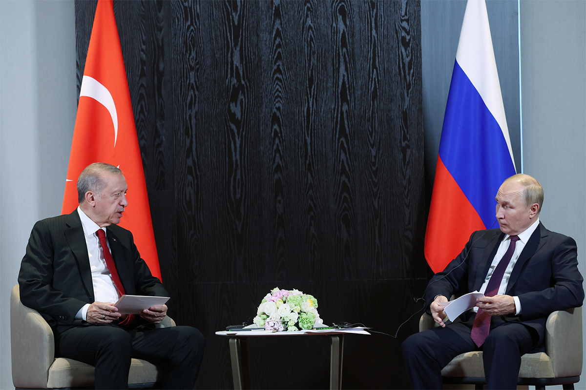 Cumhurbaşkanı Recep Tayyip Erdoğan, Putin ile görüştü