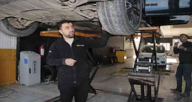 Havaların soğumasıyla oto tamircilerde yoğunluk başladı