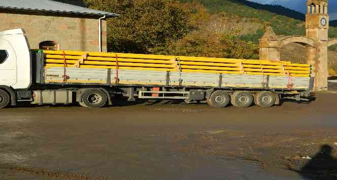 Posof’a doğalgaz boruları geldi