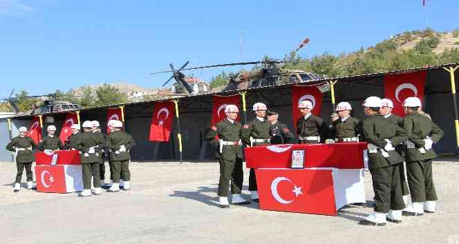 Pençe-Kaplan şehitleri son yolculuğuna uğurlandı