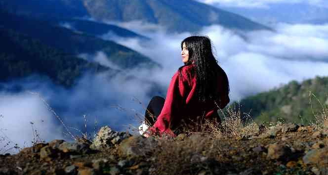 Gümüşhane’nin sonbahar güzellikleri havadan görüntülendi