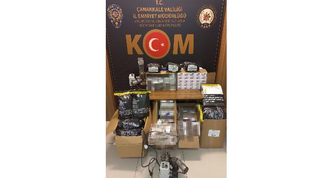 Çanakkale’de kaçak sigara satanlara darbe