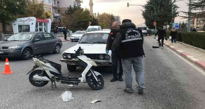 Karaman’da otomobilin çarptığı bisiklet sürücüsü ağır yaralandı