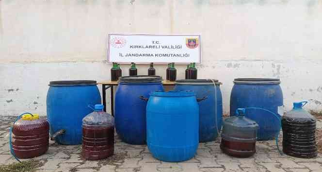 Kırklareli’nde 14 bin 960 litre sahte içki ele geçirildi; 6 gözaltı