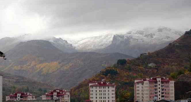 Muş’un yüksek kesimlerine mevsimin ilk karı yağdı