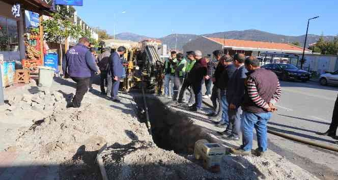 Çameli’nde doğalgaz çalışmaları başladı