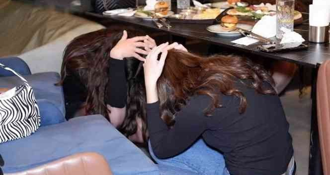 Önce paniklediler ardından tatbikata katıldılar