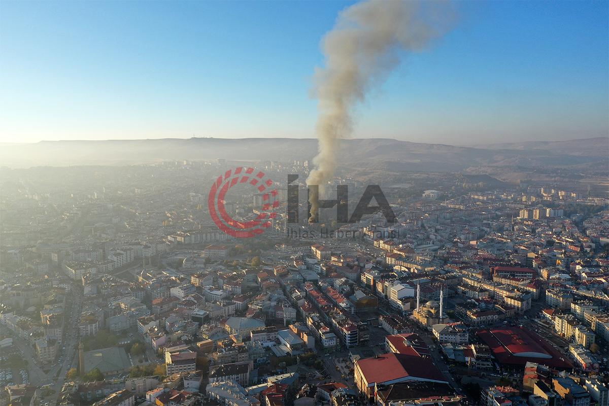 Sivas’ta korkutan yangında kundaklama şüphesi