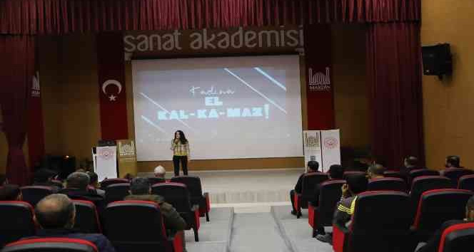 Mardin’de “Kadına EL-KAL-KA-MAZ” projesi devam ediyor