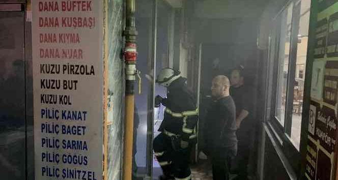 Yalova’da kasap dükkanda yangın