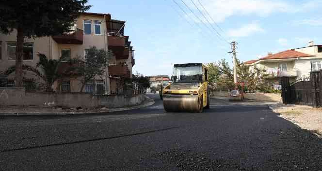 Zeytin Sokak da asfaltlandı