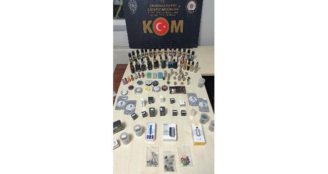 Çan’da kaçak elektronik sigara operasyonu