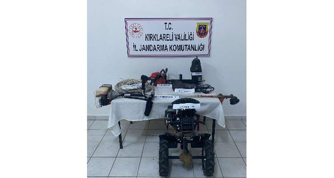 Kırklareli’nde hırsızlık şüphelileri yakalandı