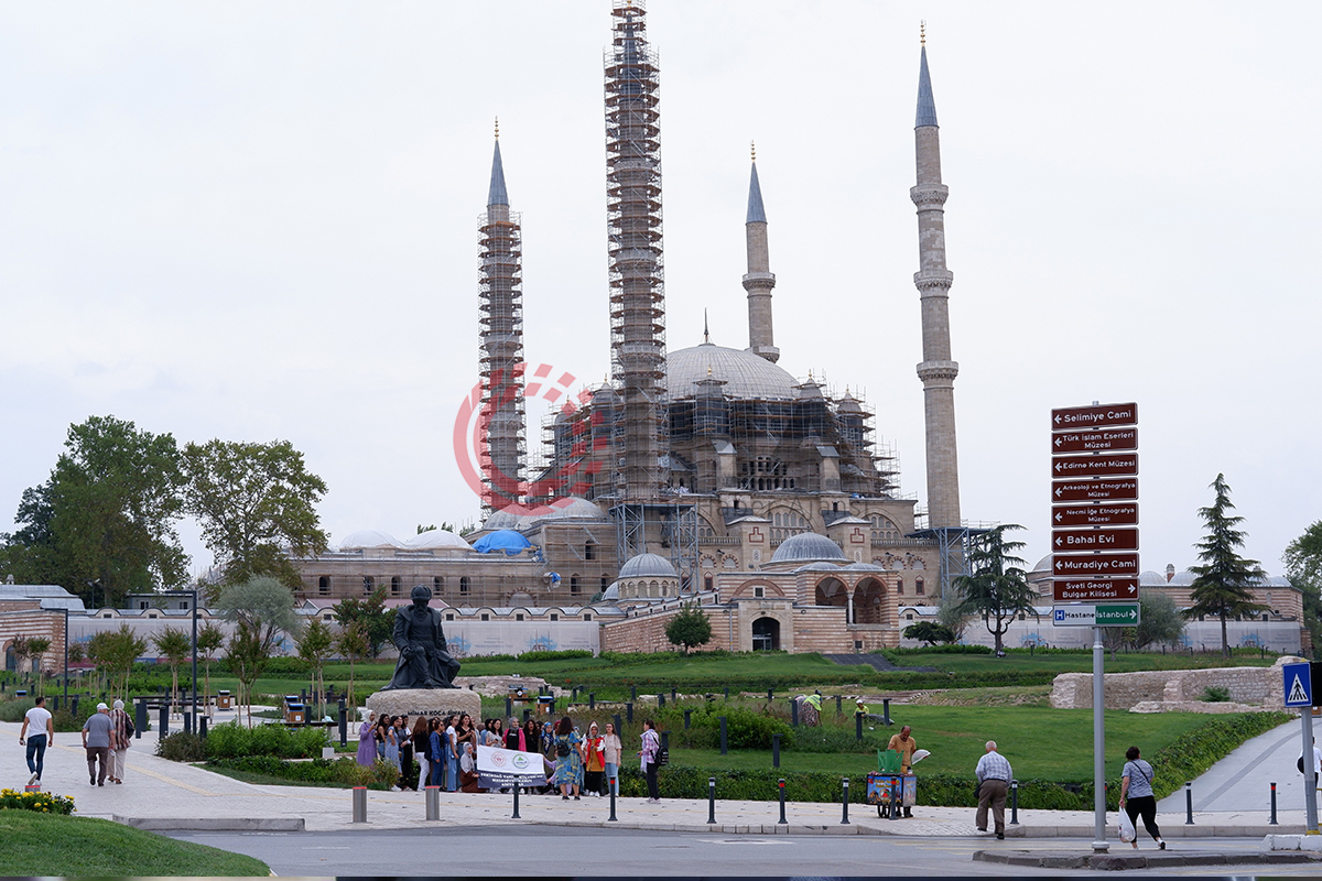 Selimiye Camii’nde restorasyon çalışmaları sürüyor