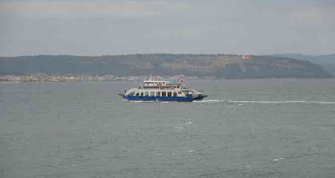 Gökçeada ve Bozcaada’ya yarınki feribot seferlerine fırtına engeli