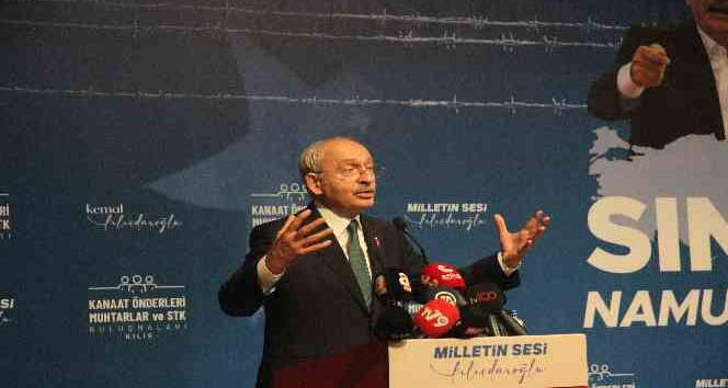 Kılıçdaroğlu, STK temsilcileri, muhtarlar ve kanaat önderleriyle buluştu