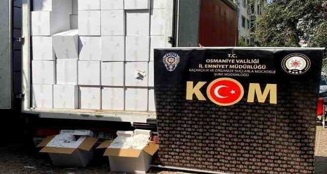Osmaniye’de kaçakçılık operasyonları
