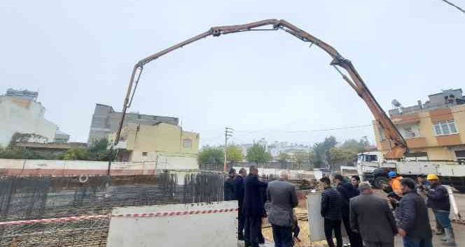 İhlas Camii’nin temeli yeniden atıldı