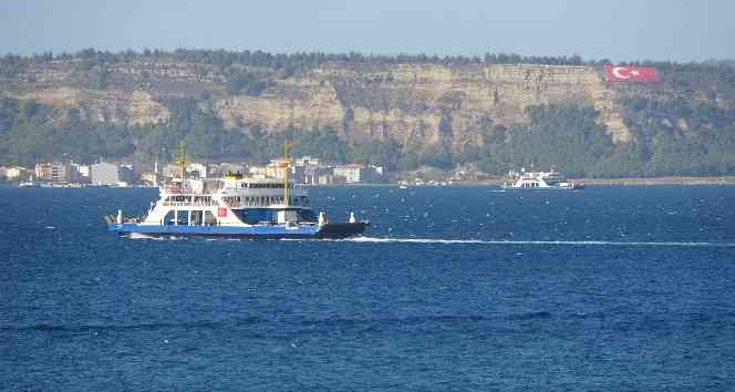 Gökçeada ve Bozcaada’ya yarınki feribot seferlerine fırtına engeli