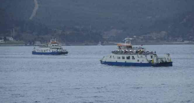 Gökçeada’ya yarınki feribot seferlerine fırtına engeli