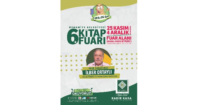 Osmaniye’de 6. Kitap Fuarı 25 Kasım’da açılıyor