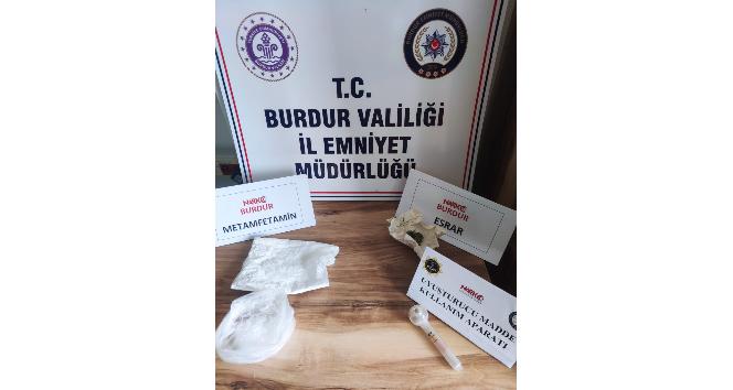 Burdur’da uyuşturucu operasyonuna 1 tutuklama