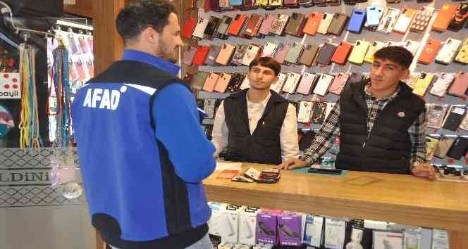 AFAD’tan Kızıltepe esnafına temel afet bilinci eğitimi