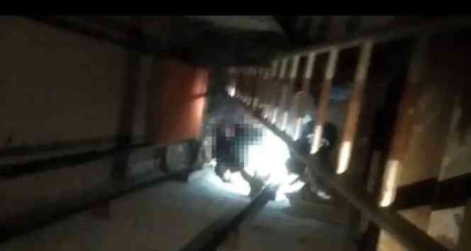 Kayıp olarak aranan şahıs asansör boşluğunda ağır yaralı halde bulundu