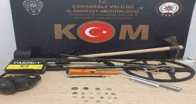 Lapseki’de tarihi eser kaçakçılığı operasyonu