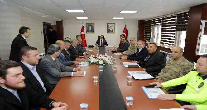 Gümüşhane’de kış tedbirleri masaya yatırıldı