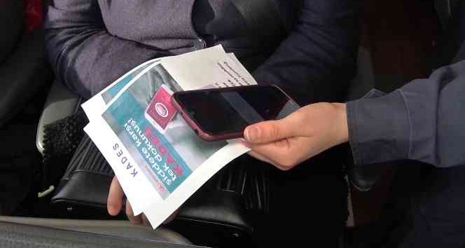 43 ilin geçiş güzergahında KADES tanıtıldı: Polis ve jandarma, uygulamayı telefonlara yükledi