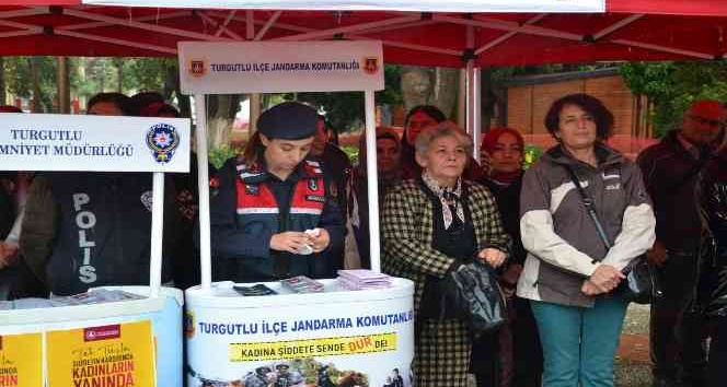Turgutlu’da kadına yönelik şiddete karşı farkındalık etkinliği