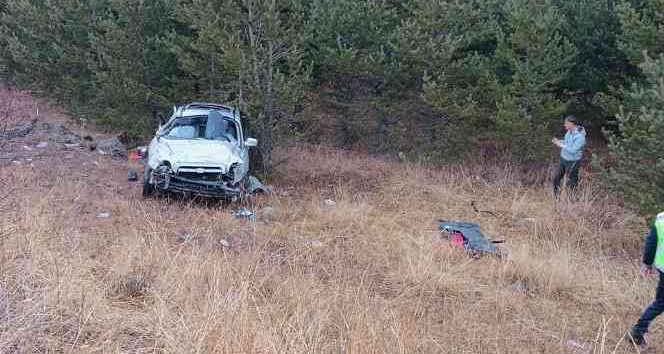 Ardahan’da otomobil şarampole devrildi: 1 ölü