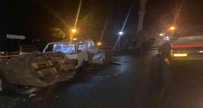 Aracıyla ilerlerken hayatının şokunu yaşadı, faciadan dönüldü