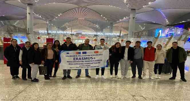 Cunda MTAL öğrencileri Prag’dan döndü