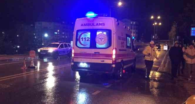 Edirne’de otomobilin çarptığı yaya yaralandı