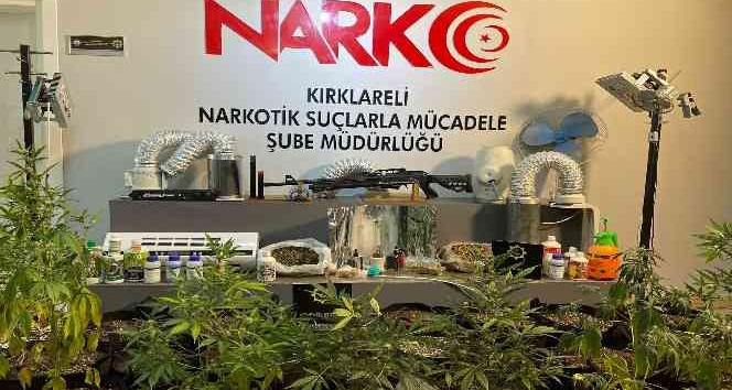 Ev değil, uyuşturucu serası