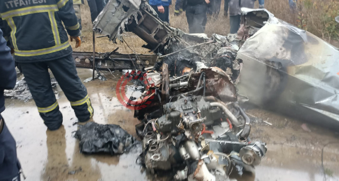 Bursada terbiye uçağı düştü: 2 ölü
