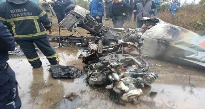 Düşen uçak son model, roketli paraşüte sahip bir uçaktı