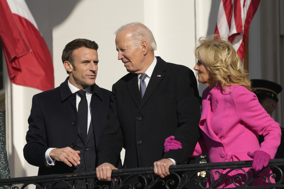 Biden ve Macron Beyaz Saray’da bir araya geldi