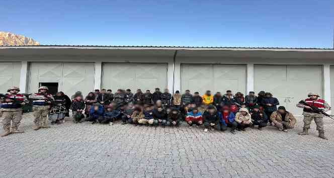 Bitlis’te 60 düzensiz göçmen ve iki organizatör yakalandı