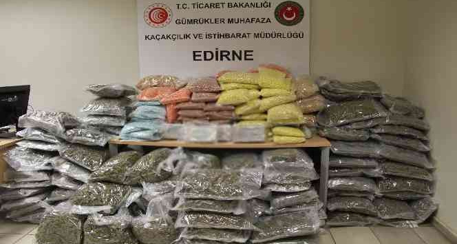 Bebek bezlerinden 442 kilogram uyuşturucu madde ele geçirildi