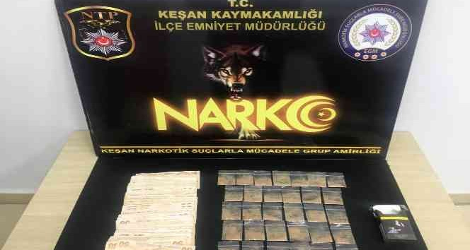 Polis, ele geçirilen uyuşturucunun izini sürdü
