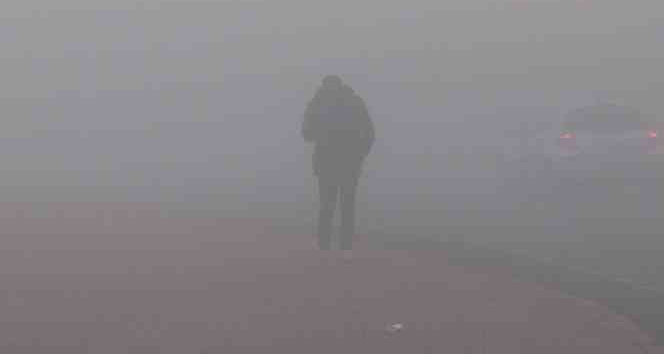 Kayseri’de sis: Görüş mesafesi 5 metreye kadar düştü