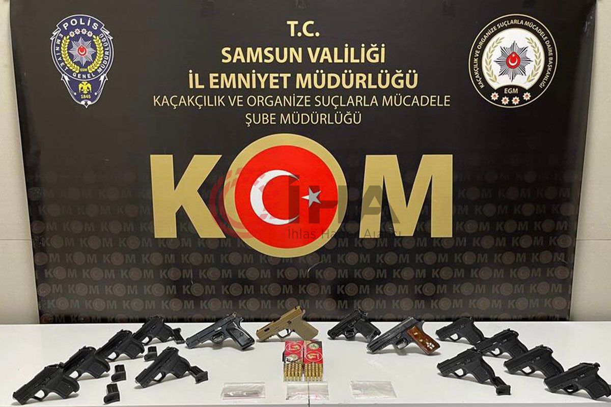 Samsun&#039;da silah ticareti operasyonu: 6 gözaltı